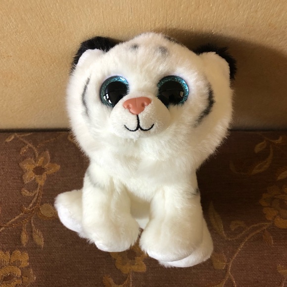 Ty Tundra Snow Leopard Beanie Babies Plush - Picture 9 of 9